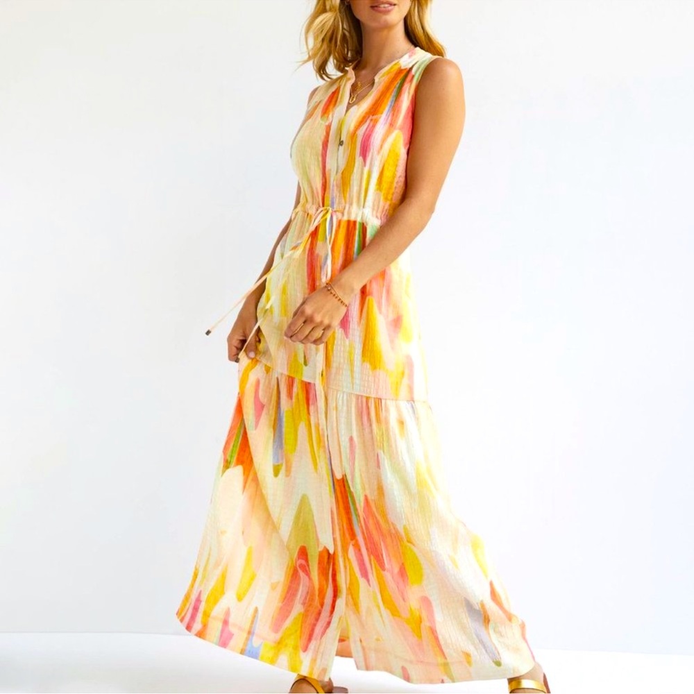 Anthropologie Multicolor Maxi Dress